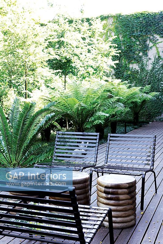 Contemporary garden furniture