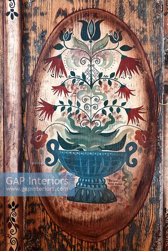 Traditional wooden artwork