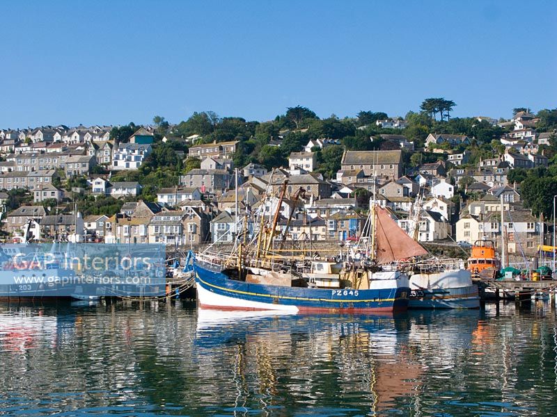 Harbour with fishing boats, Newlyn, Cornwall 
