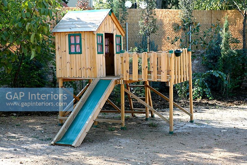 Wooden play area