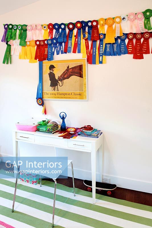 Colourful kid's playroom