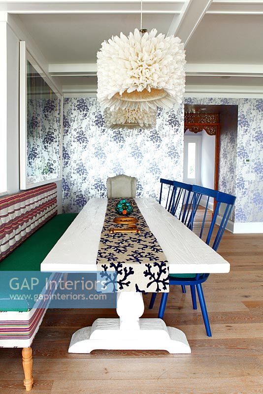 Eclectic dining room furniture