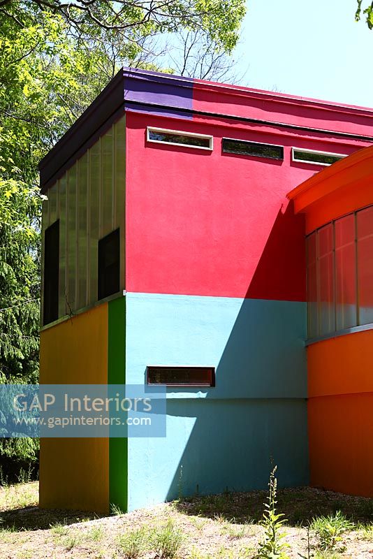 Modern colourful house
