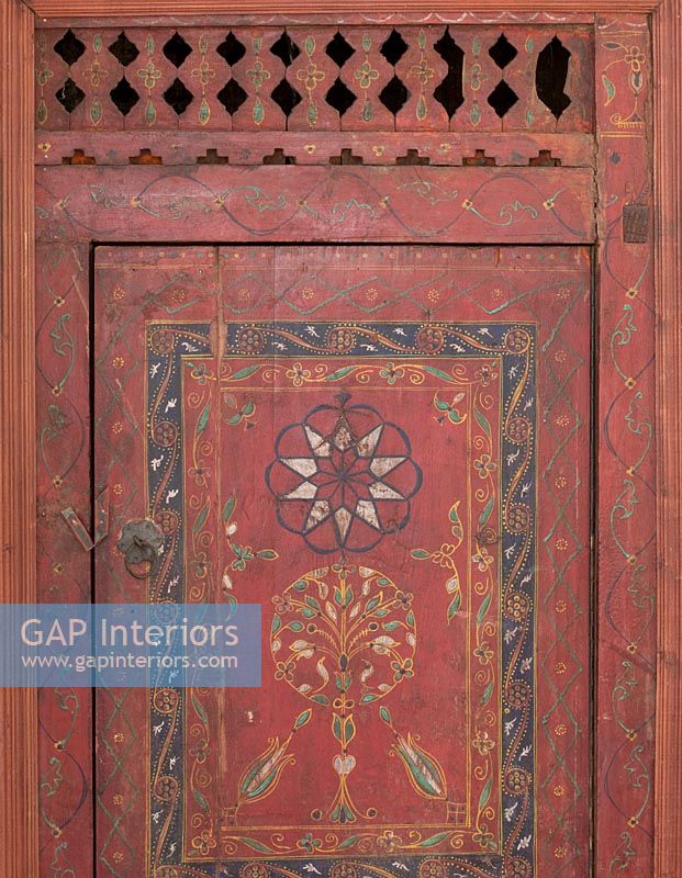 Ornate cabinet door