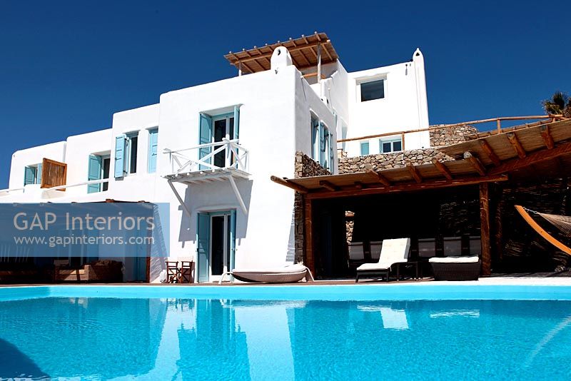 Luxury villa and swimming pool 
