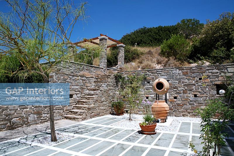 Traditional stone garden

