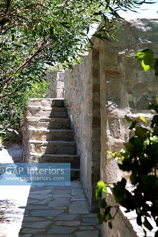 Traditional stone steps