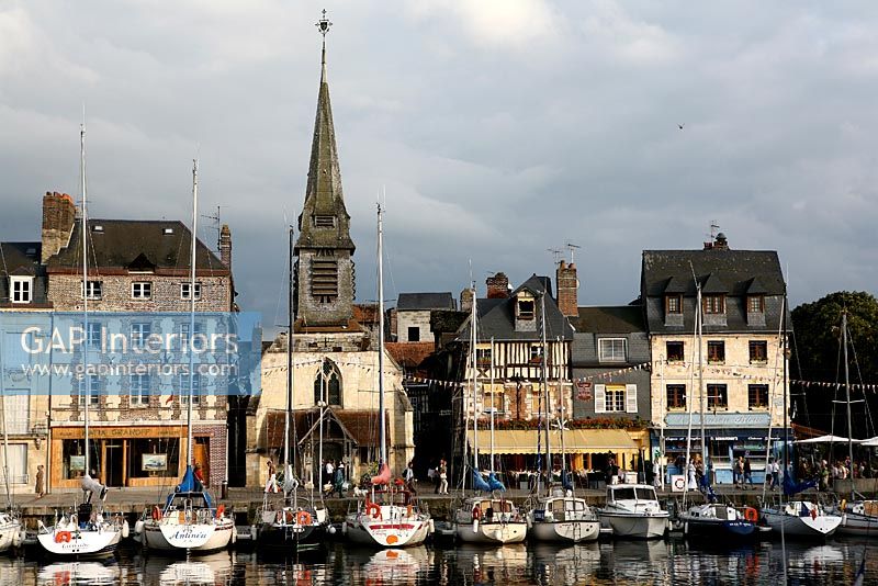 Harbour view, Normandy, France