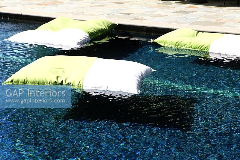 Luxury swimming pool detail