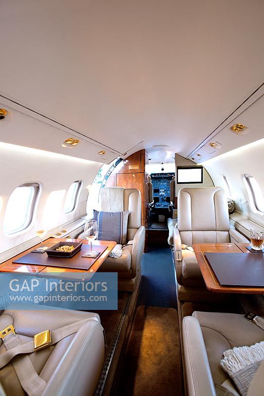 Luxury jet interior 
