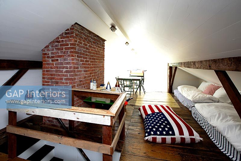 Bedroom in attic