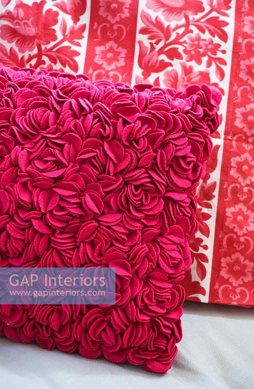 Vintage style and modern rose cushions