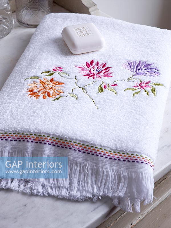 Floral towel