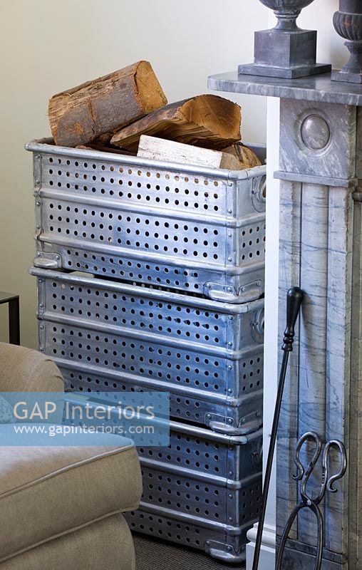 Vintage medical storage crates - upcycled with lights