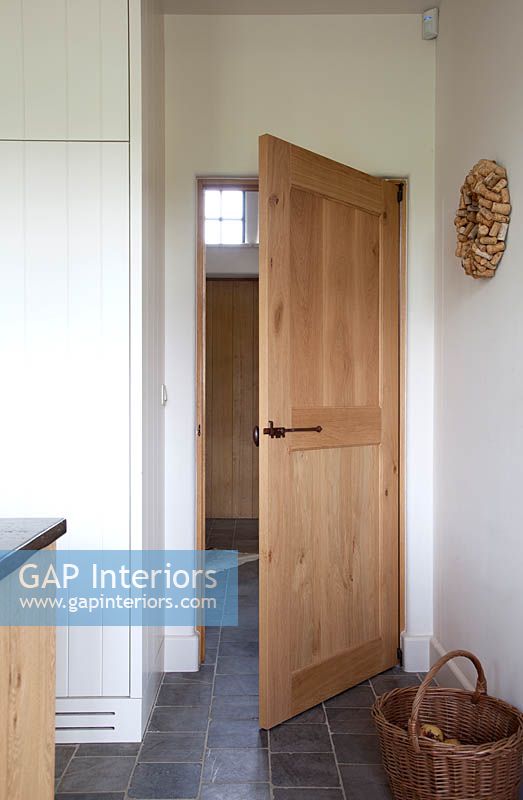 Wooden kitchen door