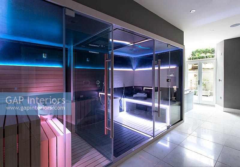 Modern sauna