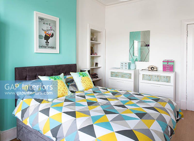 Colourful Bedroom Stock Photo By Douglas Gibb Image 0143077