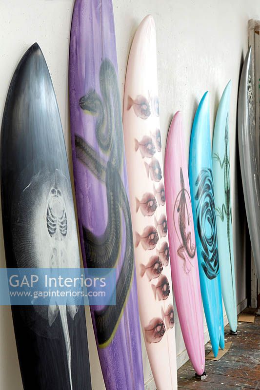 Surf boards by Steve Miller
