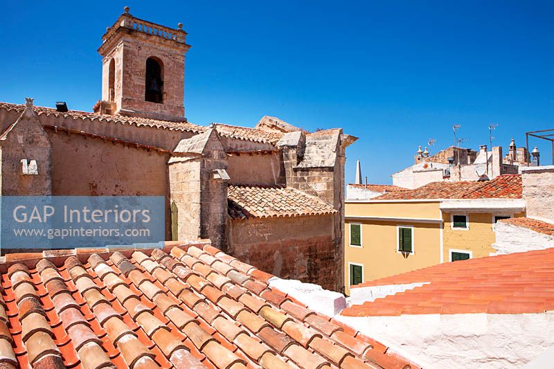 Views over rooftops, Ciutadella, Menorca