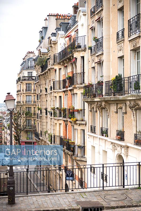 Apartment blocks, Paris, France