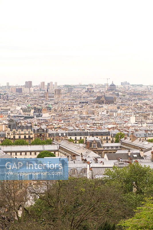View from Montmatre, Paris, France