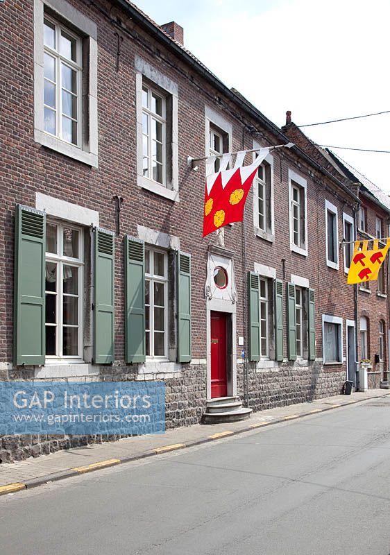 Traditional street, Zoutleeuw, Belgium