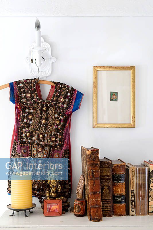Ethnic dress and vintage books 