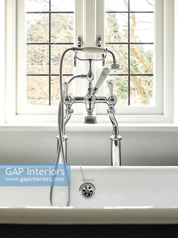 Classic taps and shower attachment
