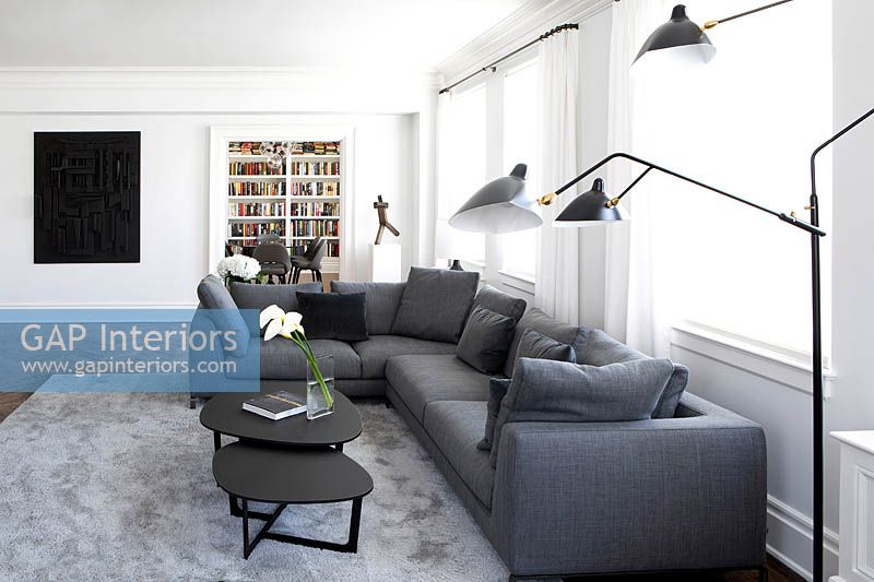 Grey corner sofa 