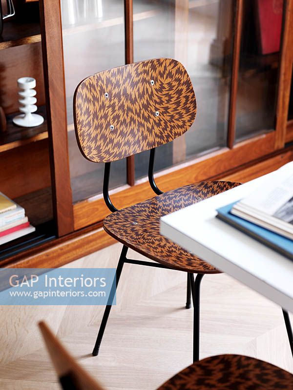 Patterned chair
