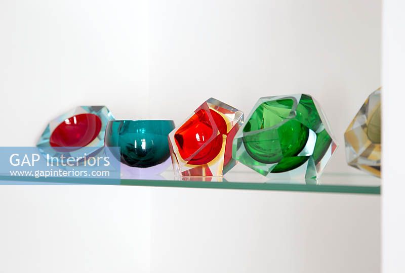 Colourful glassware