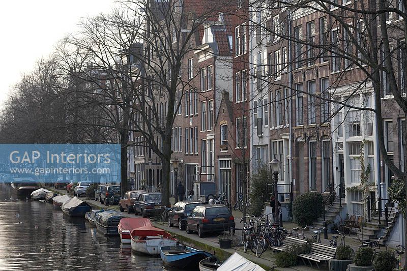 Canalside houses, Amsterdam