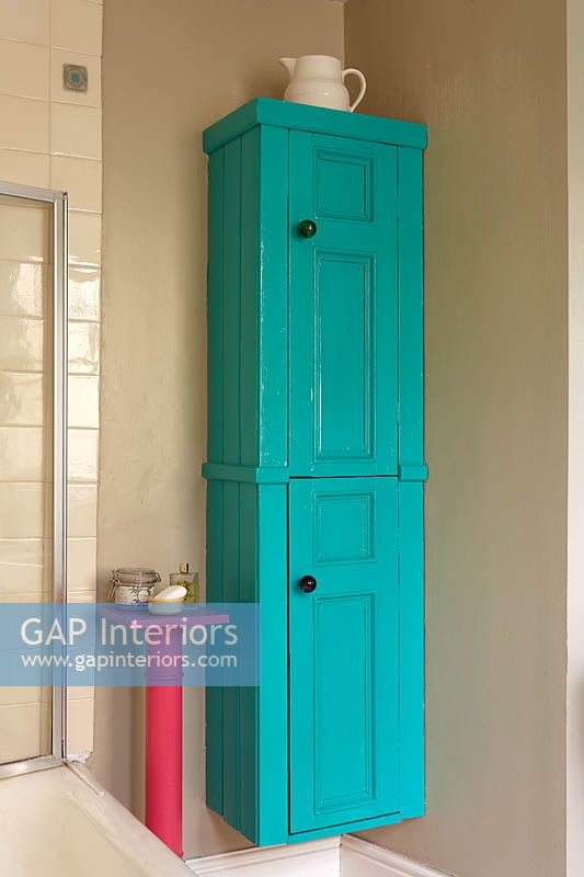 Turquoise cupboard