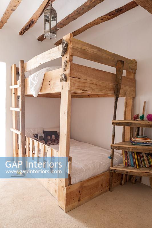 Wooden bunkbeds
