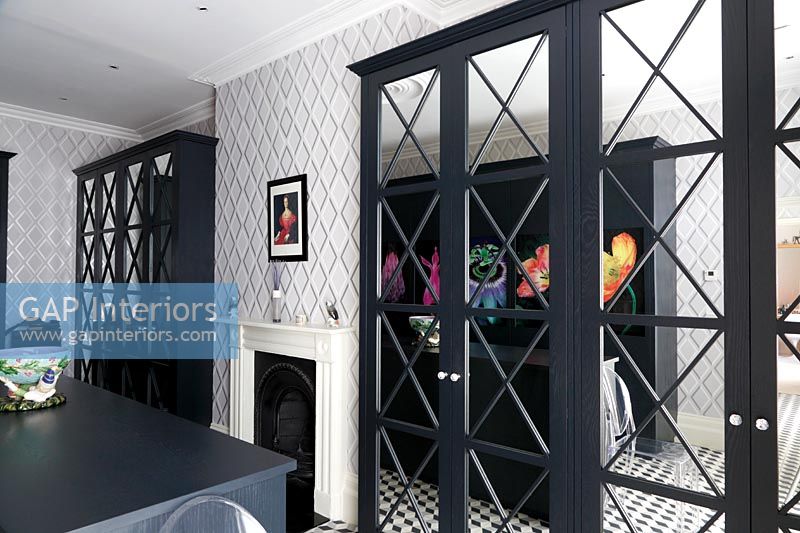 Wardrobes with mirrored doors