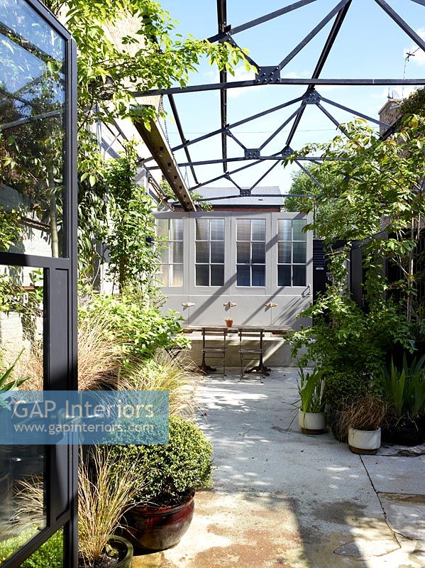 Courtyard of dairy conversion