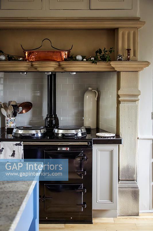 Classic kitchen with aga