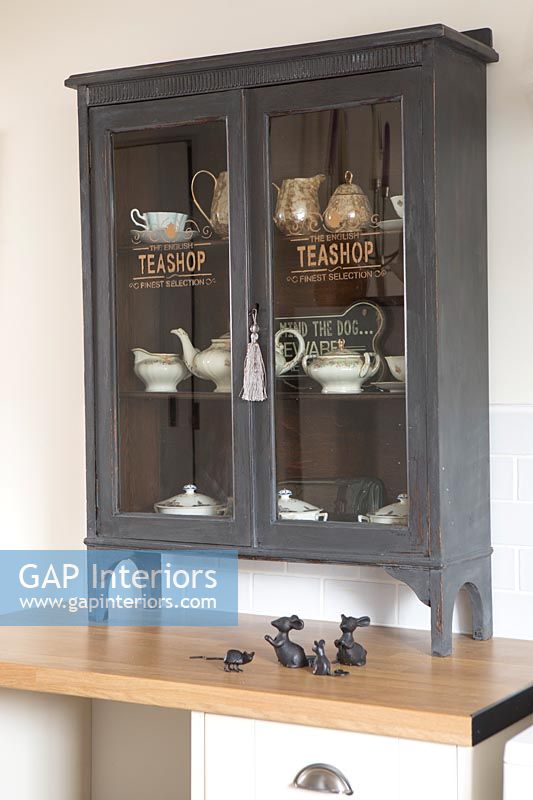 Country kitchen display cabinet 