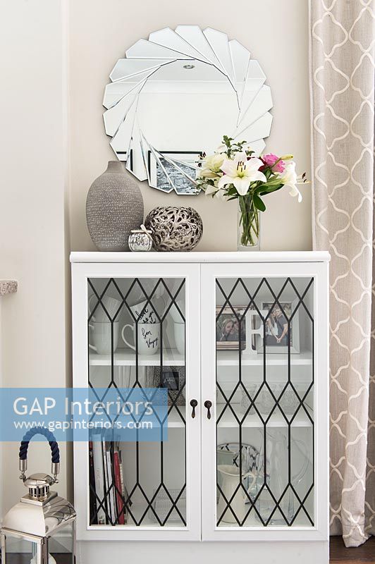 Glass fronted display cabinet 