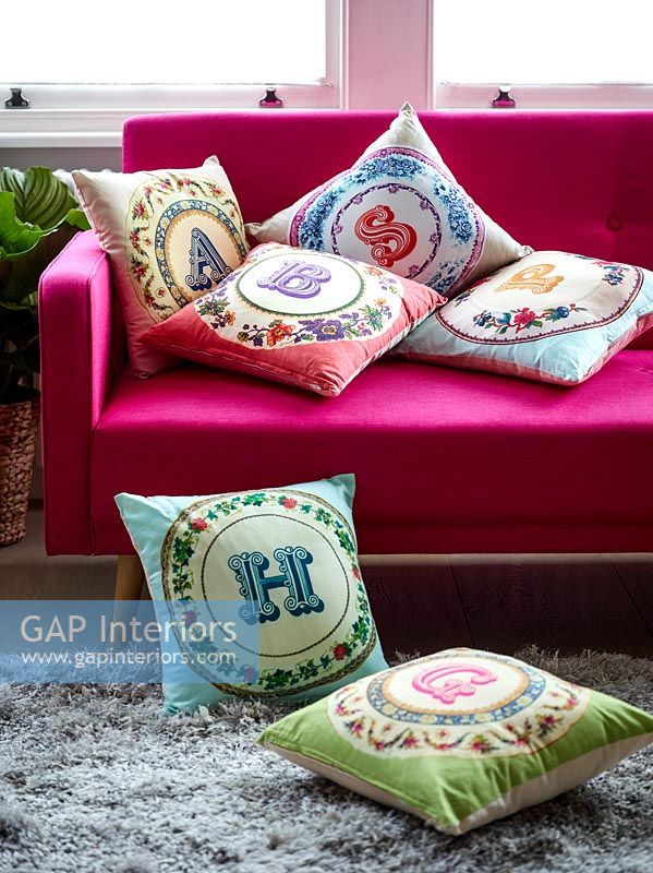 Colourful cushions 