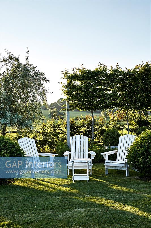 Country garden with furniture 