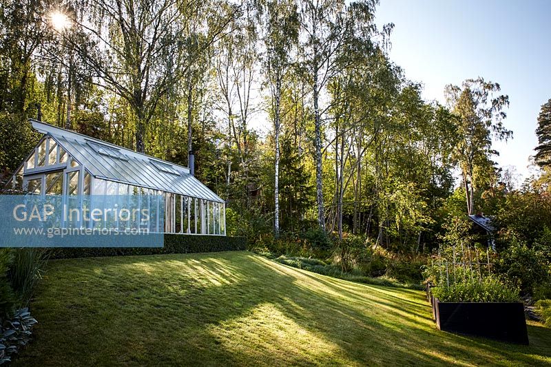 Greenhouse in garden 