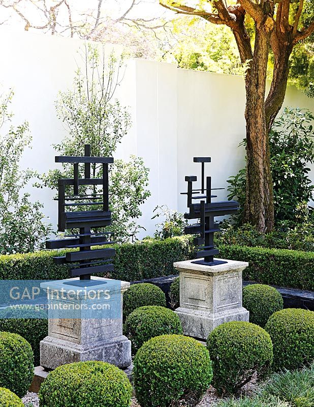 Garden modern sculptures 