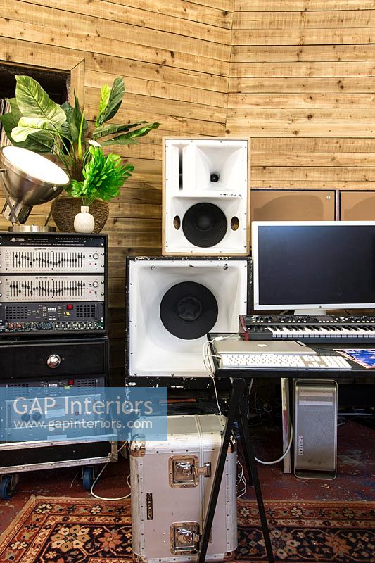 Recording studio equipment 