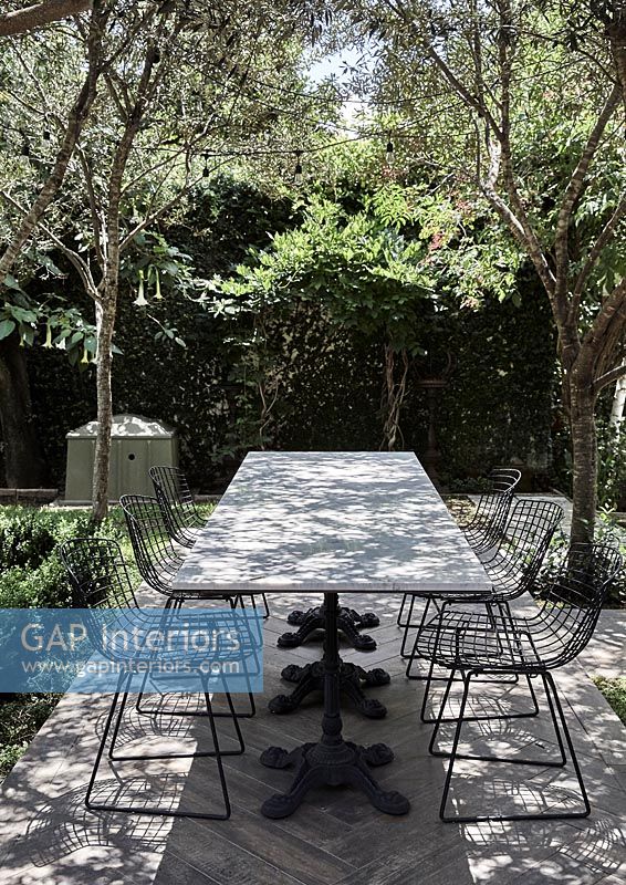 Modern garden furniture 