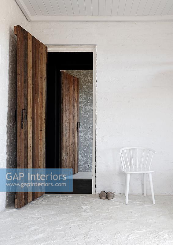 Modern wooden door 