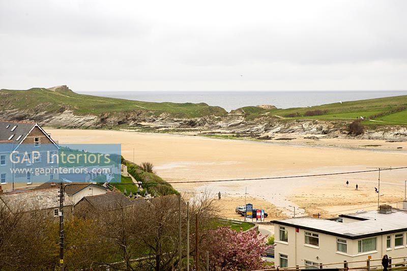 Cornish beach scene 