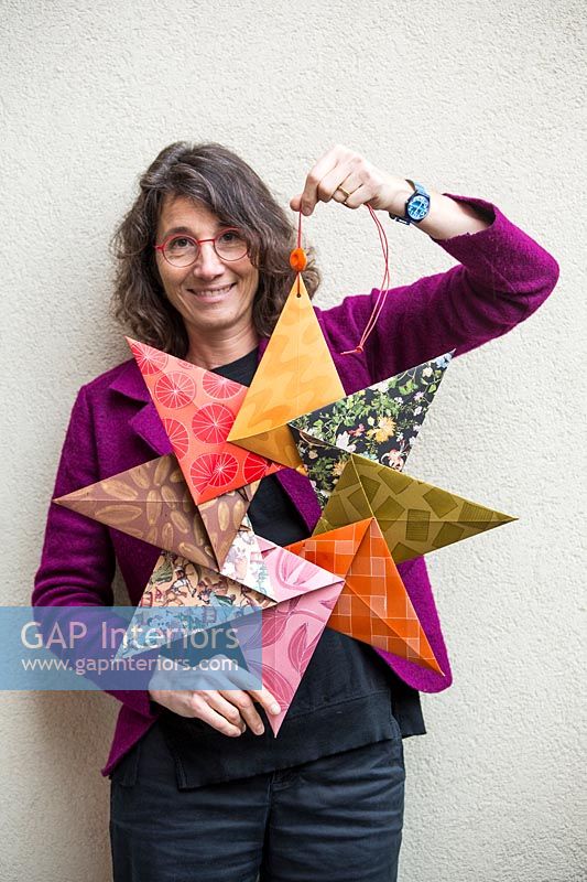 Origami wreaths feature portrait