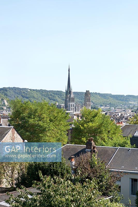 View of Rouen, France