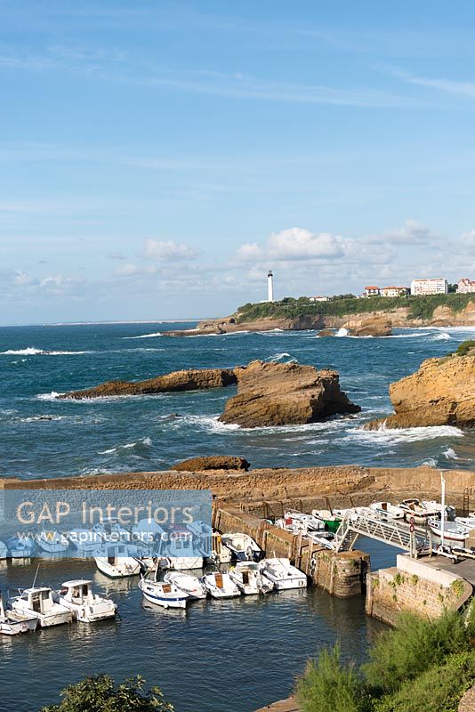 View of Biarritz, France